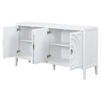 Sideboard Cabinet with Metal Door Handle