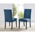 Roundhill Furniture Mytzi 5-piece Dining Set, Cross-Buck Dining Table with 4 Stylish Chairs