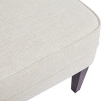 HUIMO Fabric Arm Chair Accent Chair and Ottoman Set Grey/ Beige/ Blue/ Dark Teal