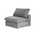 120 L-shaped Modern Sectional Sofa Linen Modular Sofa Couch with Storage Ottoman