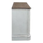 Magnolia Manor Mirrored Entertainment TV Stand - 2 Finishes