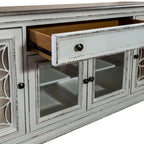 Magnolia Manor Mirrored Entertainment TV Stand - 2 Finishes