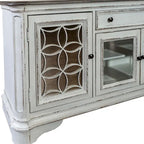 Magnolia Manor Mirrored Entertainment TV Stand - 2 Finishes