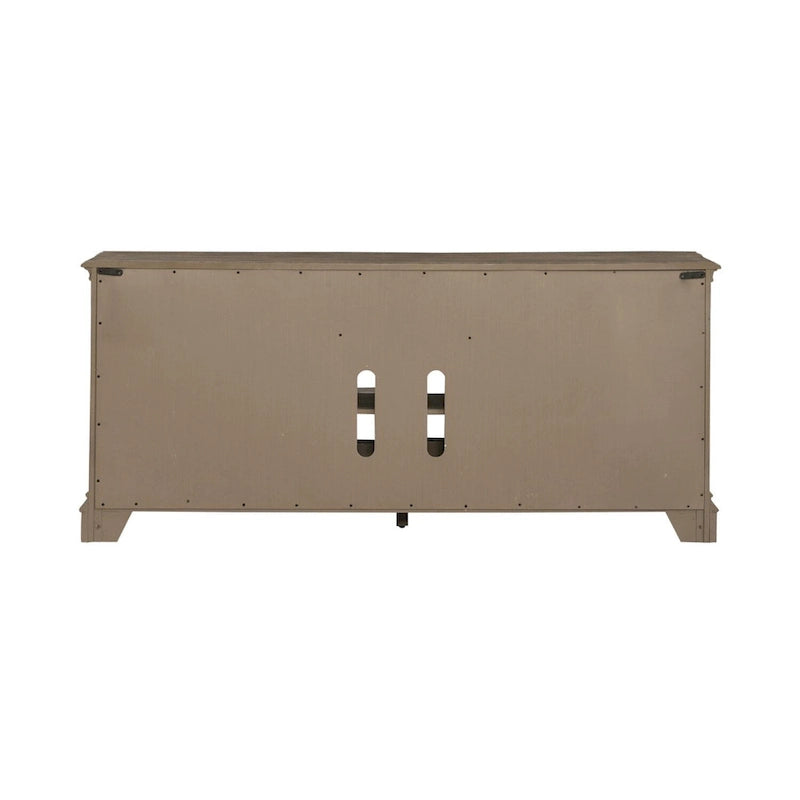 Magnolia Manor Mirrored Entertainment TV Stand - 2 Finishes