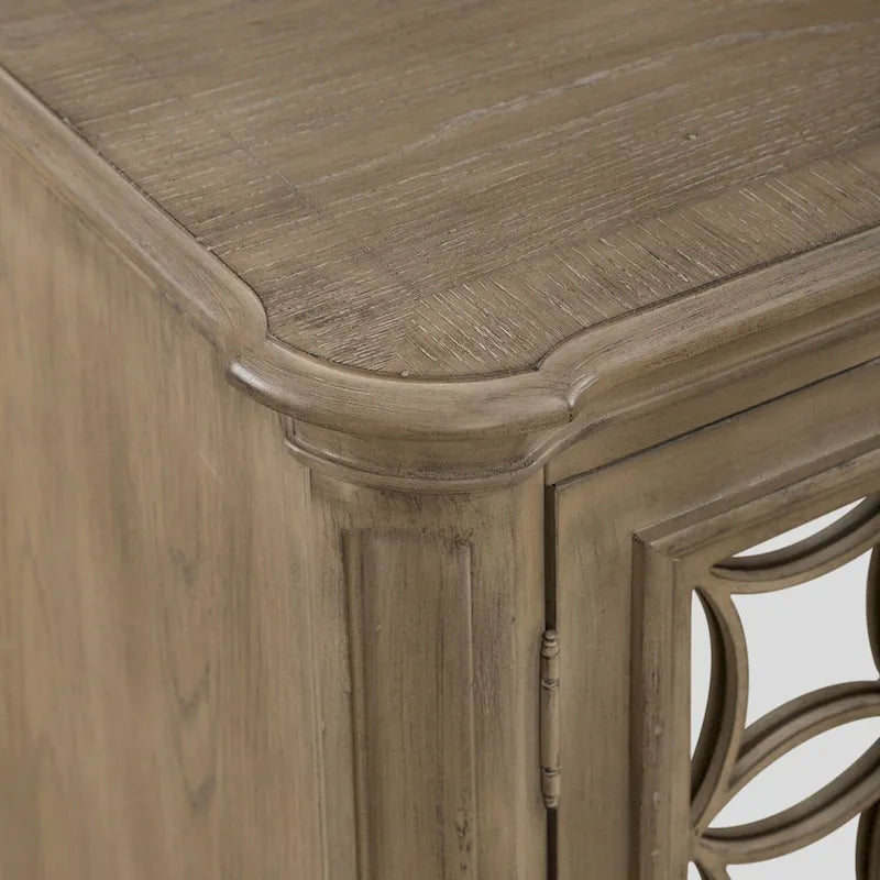 Magnolia Manor Mirrored Entertainment TV Stand - 2 Finishes