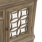 Magnolia Manor Mirrored Entertainment TV Stand - 2 Finishes