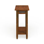 Leick Home Rustic Slate Side Table with USB-C Port