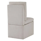 Nathan Dining Chair with Caster & Storage Set of 2 - N/A