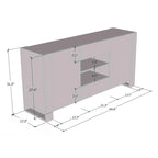 Woody Modern 64.5-inch Sideboard Buffet