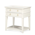 Collette 2-Drawer Tray Top Nightstand by Greyson Living