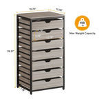 5 Drawer Chest & 7 Drawer Chest Wood Storage Drawer Cabinet Organizer