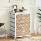 5 Drawer Chest & 7 Drawer Chest Wood Storage Drawer Cabinet Organizer