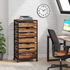 5 Drawer Chest & 7 Drawer Chest Wood Storage Drawer Cabinet Organizer