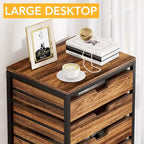 5 Drawer Chest & 7 Drawer Chest Wood Storage Drawer Cabinet Organizer