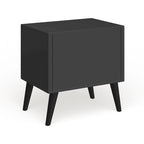 Bodo Mid-century Modern Wood 2-Drawer Nightstand by Carson Carrington