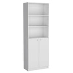 Kenyon 3pc Bookcase set 74 Wide 4-Shelf Double Cabinet