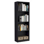 Kenyon 3pc Bookcase set 74 Wide 4-Shelf Double Cabinet