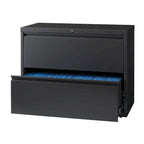 8000 Series 36 Wide 2-Drawer Lateral File Cabinet, Charcoal