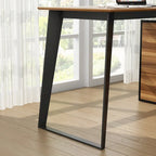 54.3  Home Office Computer Desk Corner Desk With Drawers and Cabinet