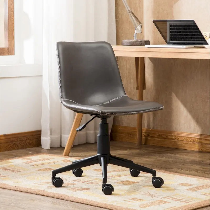 Roundhill Furniture Cesena Faux Leather 360 Swivel Air Lift Office Chair