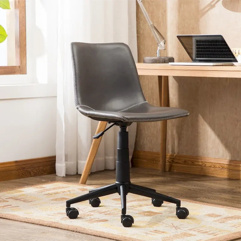 Roundhill Furniture Cesena Faux Leather 360 Swivel Air Lift Office Chair