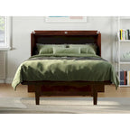 Northampton Full Murphy Bed Desk in Walnut