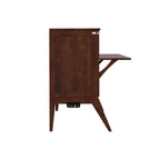 Northampton Full Murphy Bed Desk in Walnut