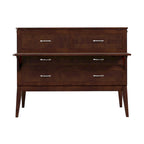 Northampton Full Murphy Bed Desk in Walnut