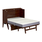 Northampton Full Murphy Bed Desk in Walnut