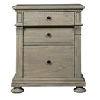 Hekman Executive Desk File Cabinet in Driftwood