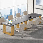 70.9 Modern Office Desk, Wood Computer Desk Large Executive Desk