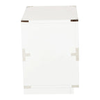 2-Drawer Storage Cabinet - Blue/Wheat/White - Bedside Table