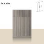 70.  H x 47.2  W Wardrobe Cabinet Armoire Three Doors In White Closet