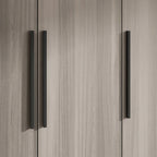 70.  H x 47.2  W Wardrobe Cabinet Armoire Three Doors In White Closet
