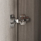 70.  H x 47.2  W Wardrobe Cabinet Armoire Three Doors In White Closet