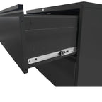 3 Drawer Metal Vertical Filing Cabinet with Lock,A4 Legal/Letter Size