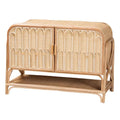 Gitano Bohemian Natural Rattan 2-Door Storage Cabinet