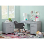 Linon Poppy Side Storage Desk