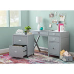 Linon Poppy Side Storage Desk