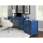 Linon Poppy Side Storage Desk