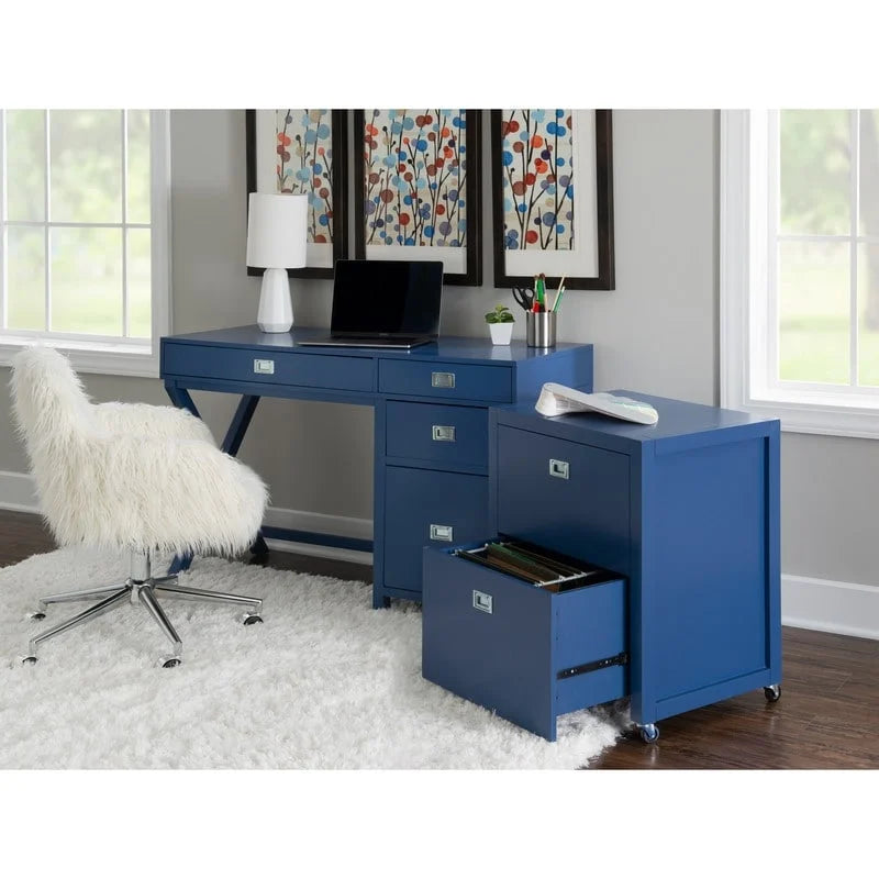 Linon Poppy Side Storage Desk
