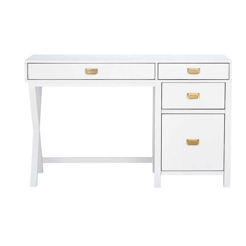 Linon Poppy Side Storage Desk