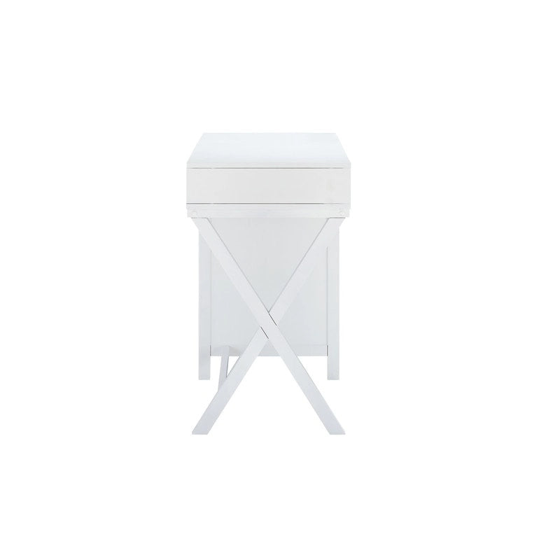 Linon Poppy Side Storage Desk