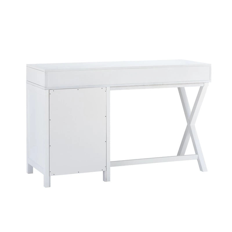 Linon Poppy Side Storage Desk