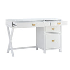 Linon Poppy Side Storage Desk