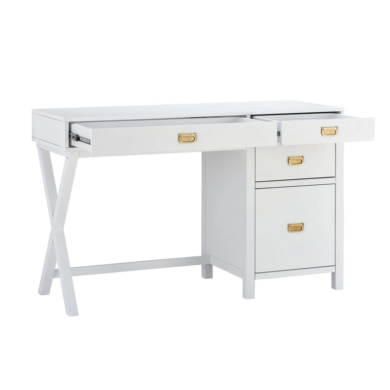 Linon Poppy Side Storage Desk