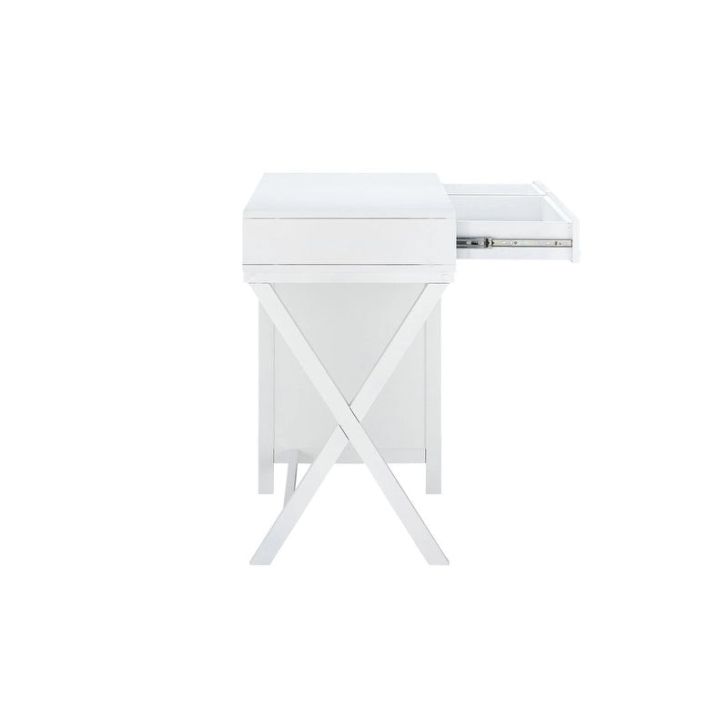 Linon Poppy Side Storage Desk