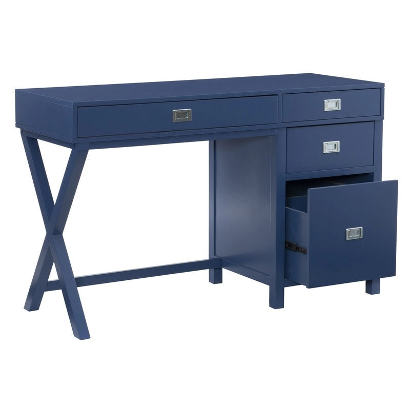 Linon Poppy Side Storage Desk