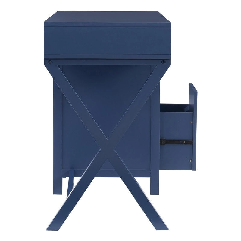 Linon Poppy Side Storage Desk