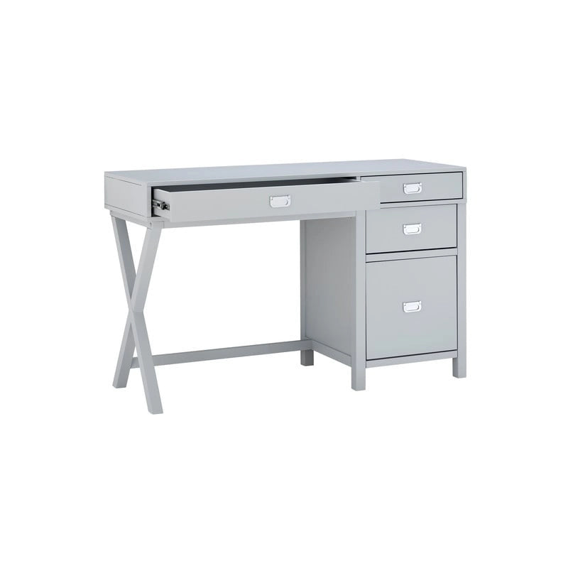 Linon Poppy Side Storage Desk